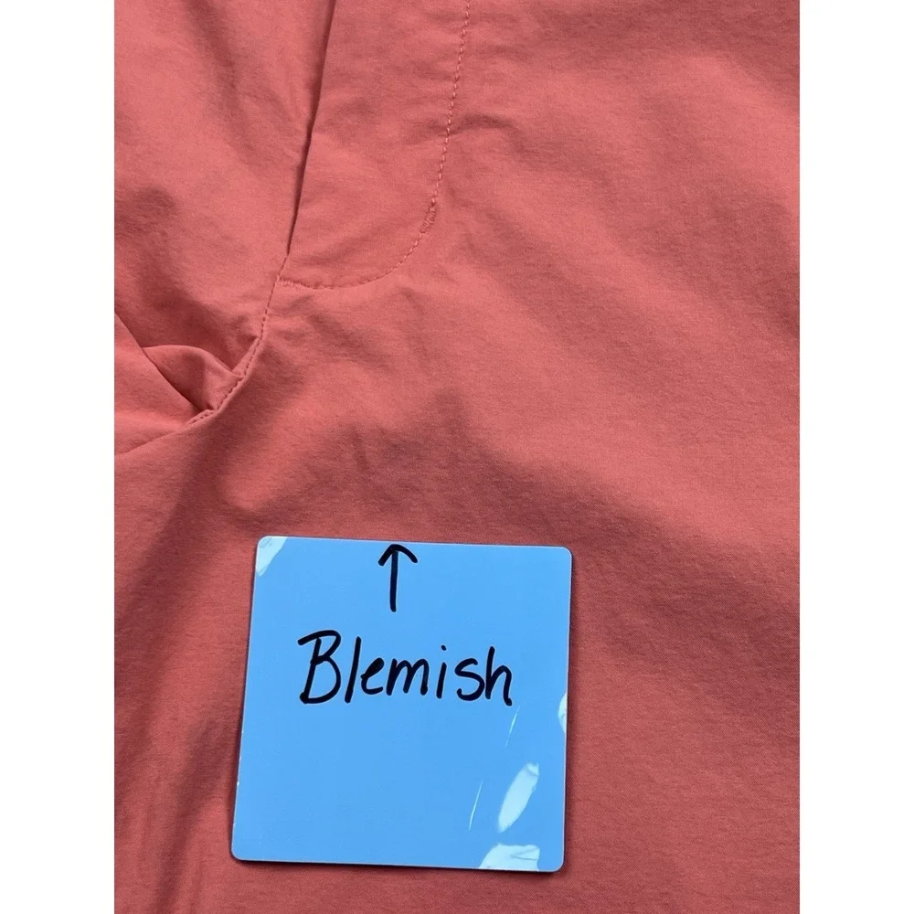 Vineyard Vines Club Short Flat Front Chino Salmon Pink Mens Size 28 Preppy STAIN